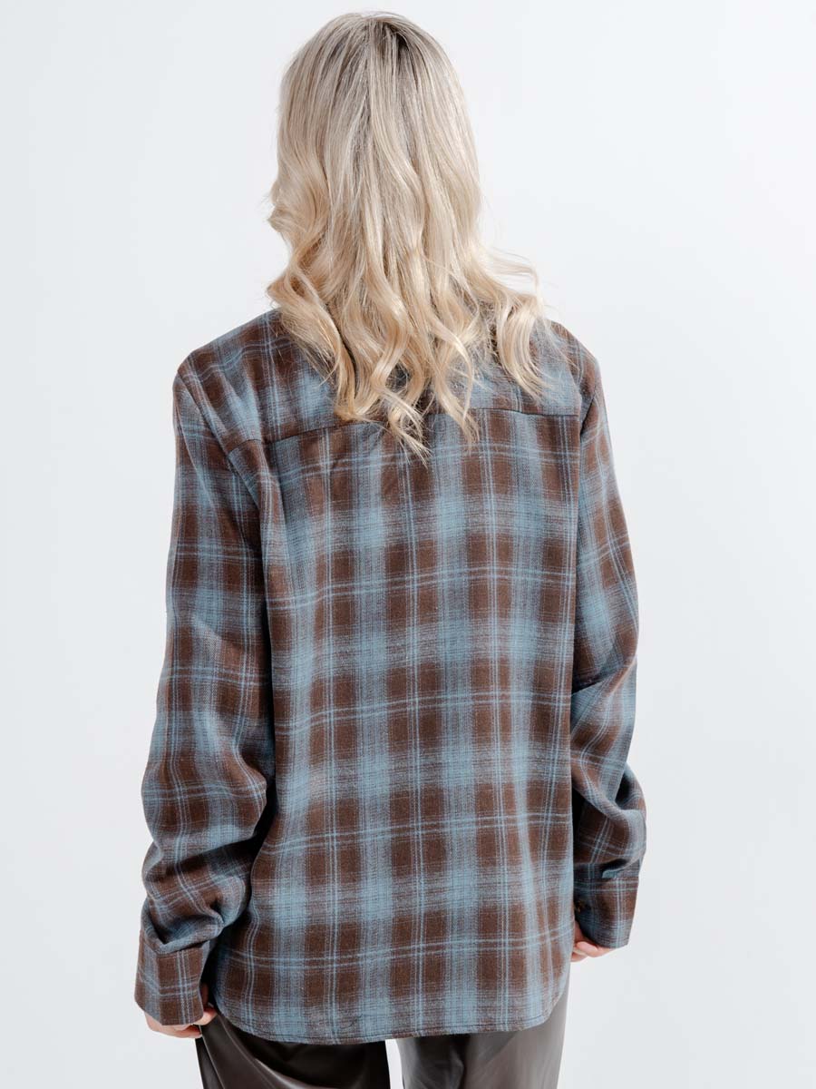  коричневый/аквамариновый