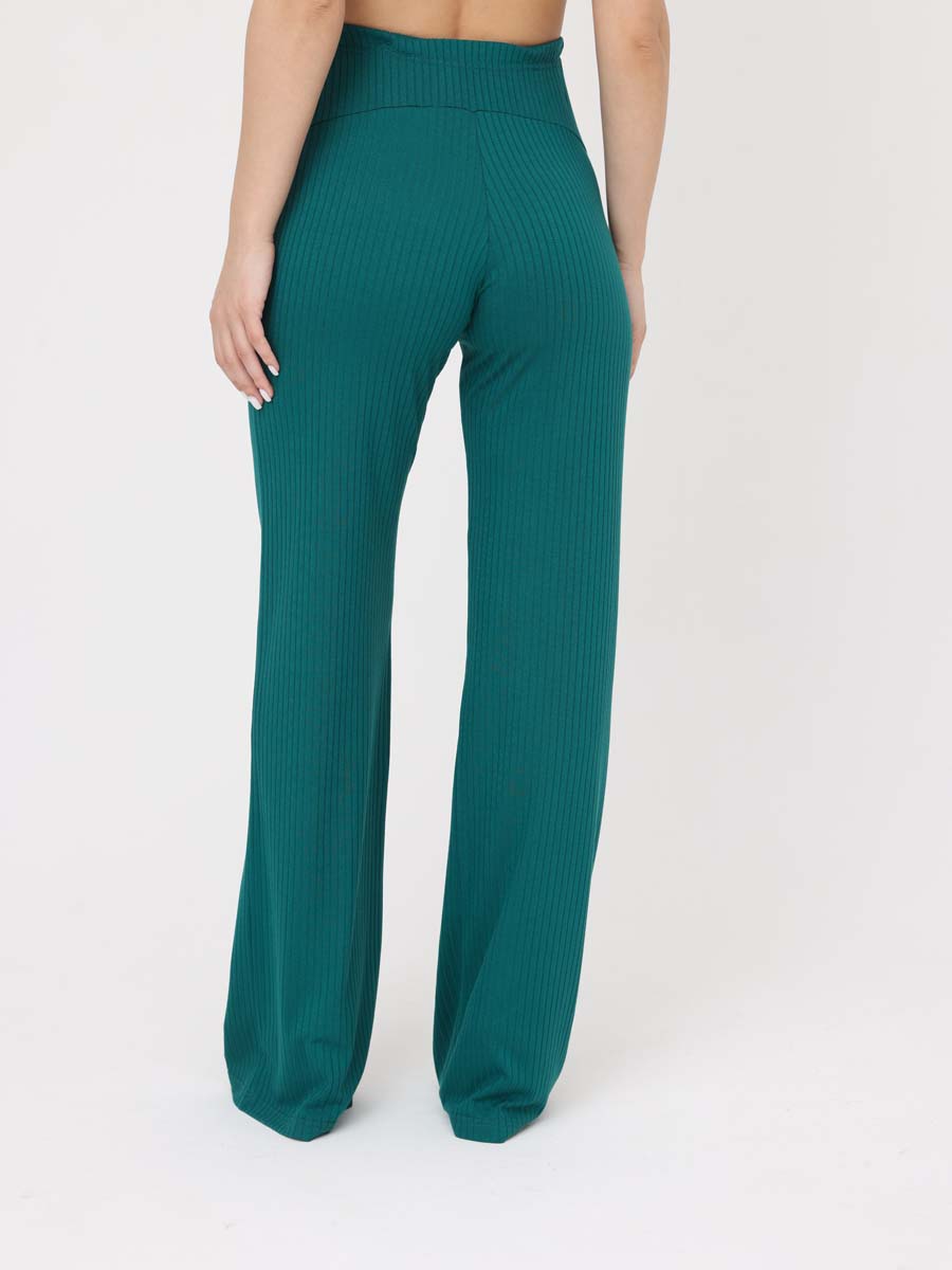 Костюм лапша для беременных туника и брюки 71532 изумрудный/зеленый