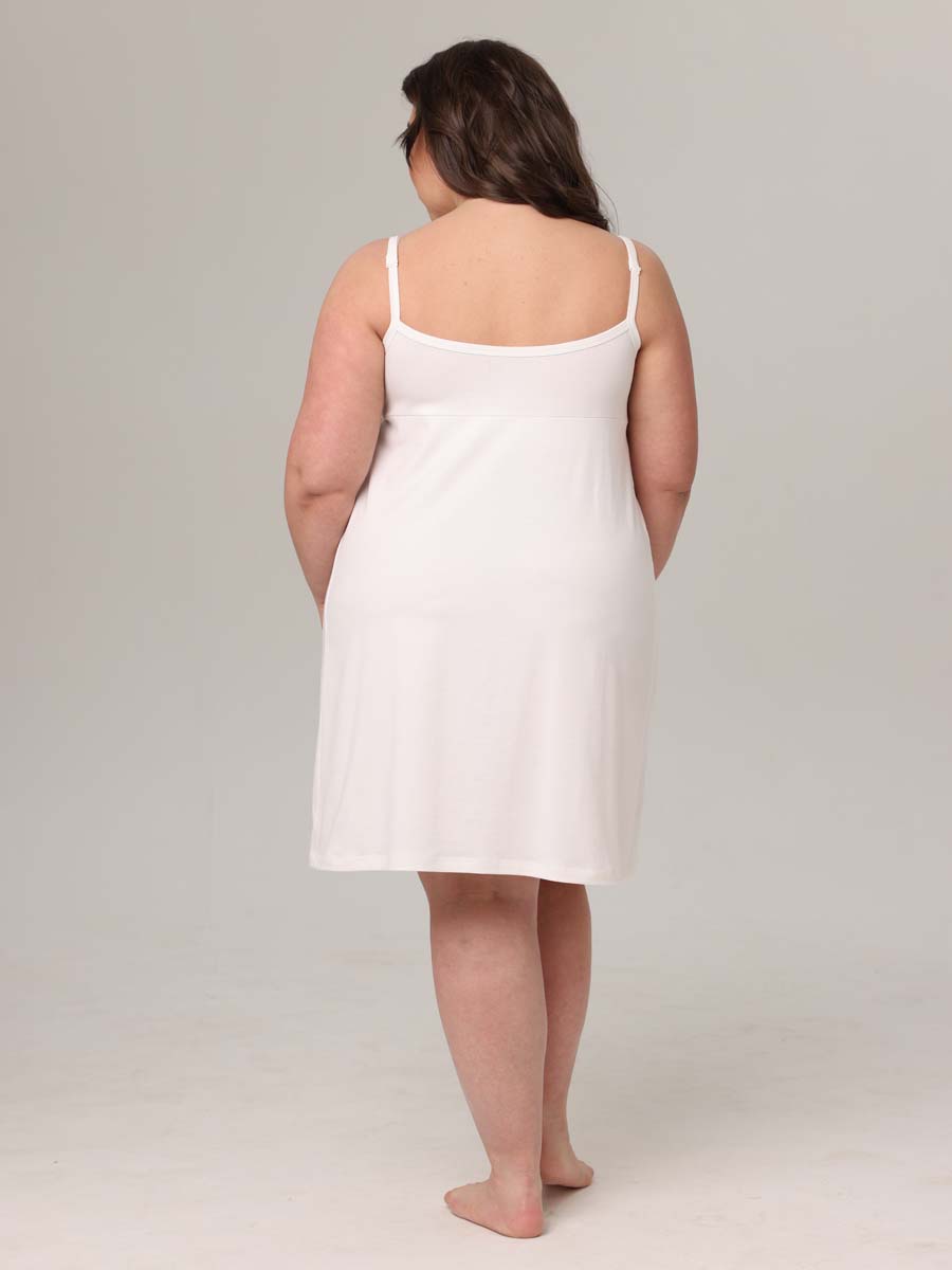 Сорочка в роддом ночнушка для беременных и кормящих молочный