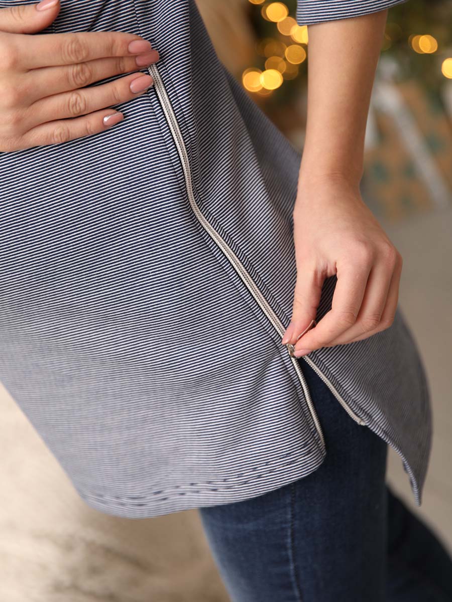  синий/белый