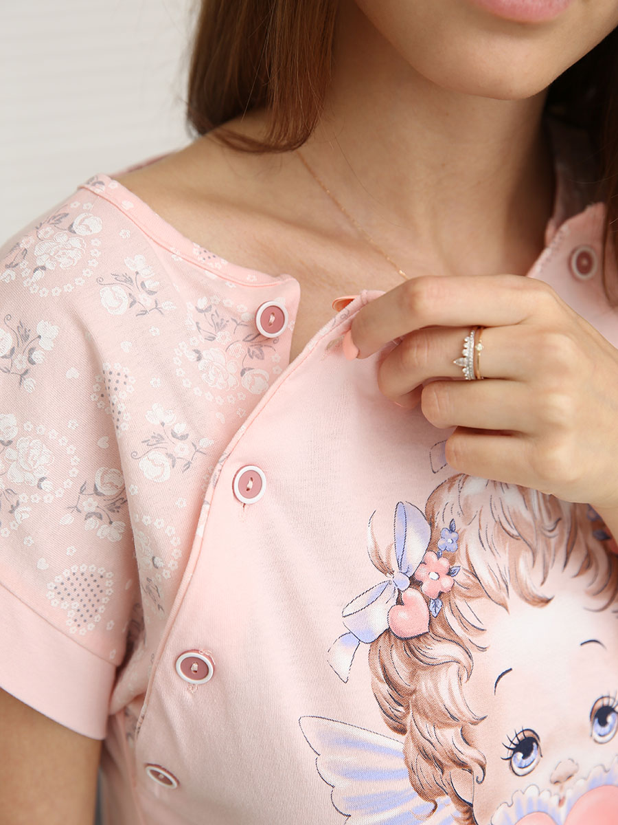  розовый/белый