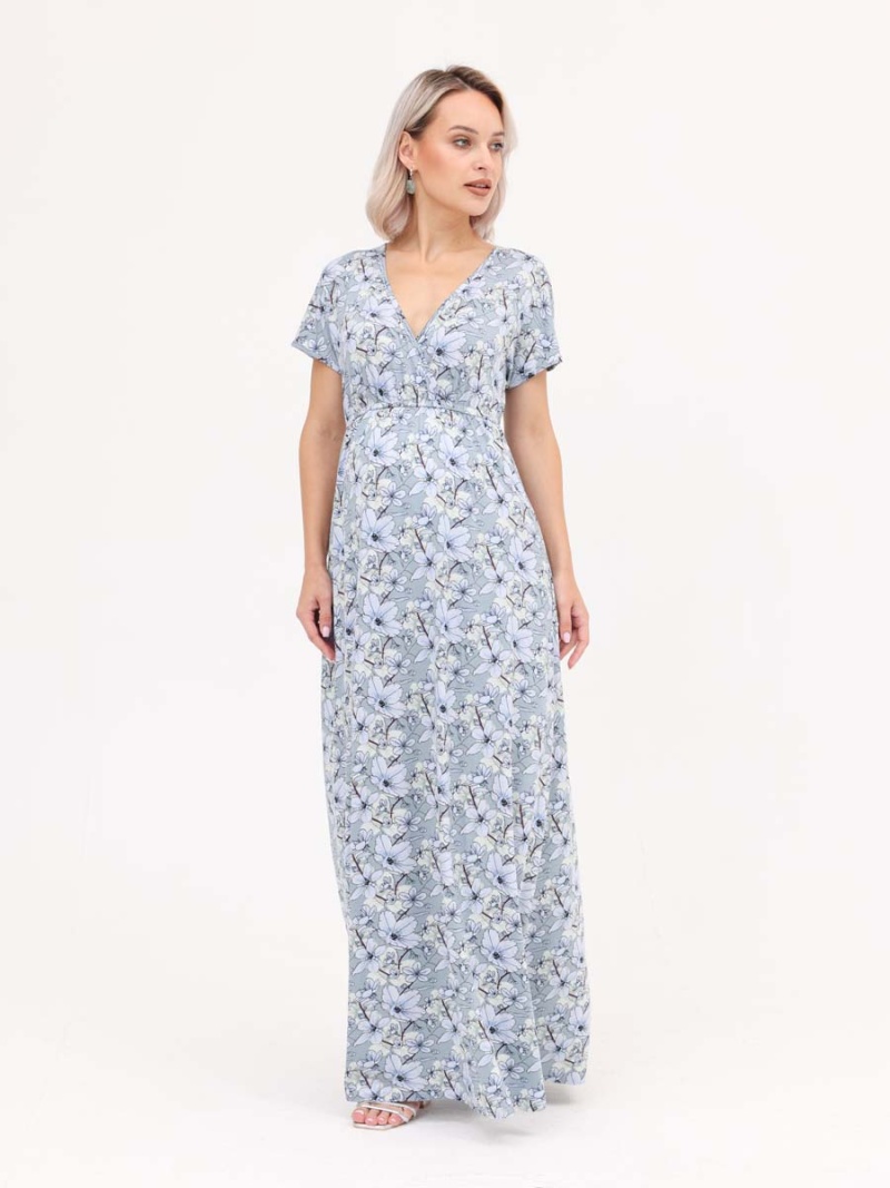  серый/голубой