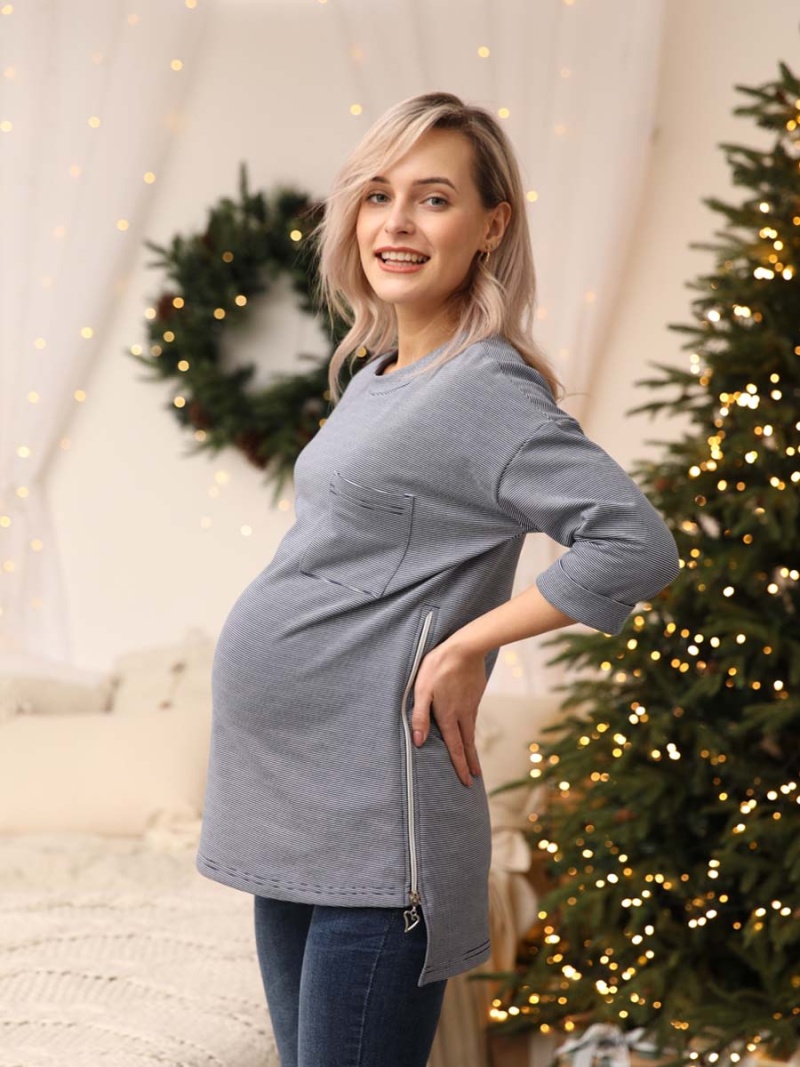 2-НМ 60114 Джемпер женский для беременных и кормящих женщин