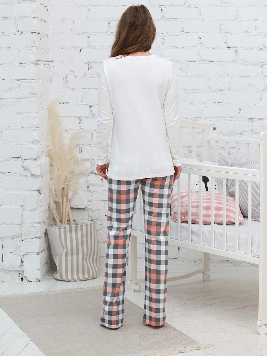  молочный/коралловый/серый