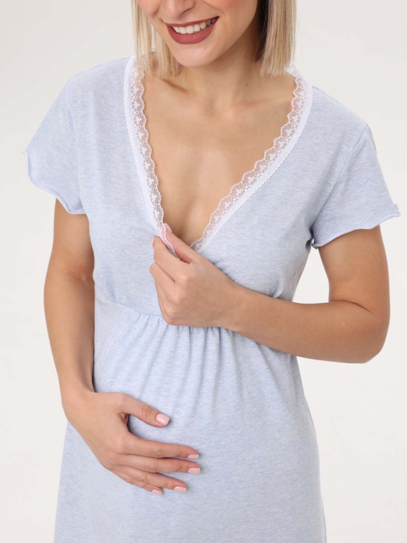  голубой меланж