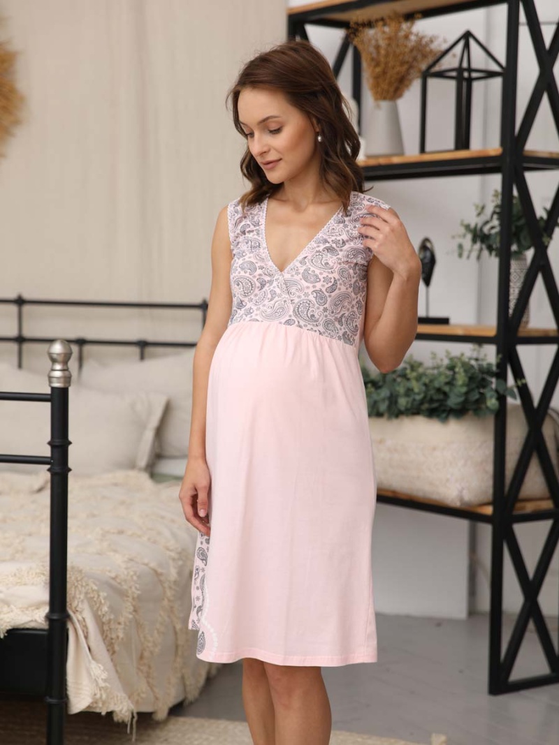  розовый/серый