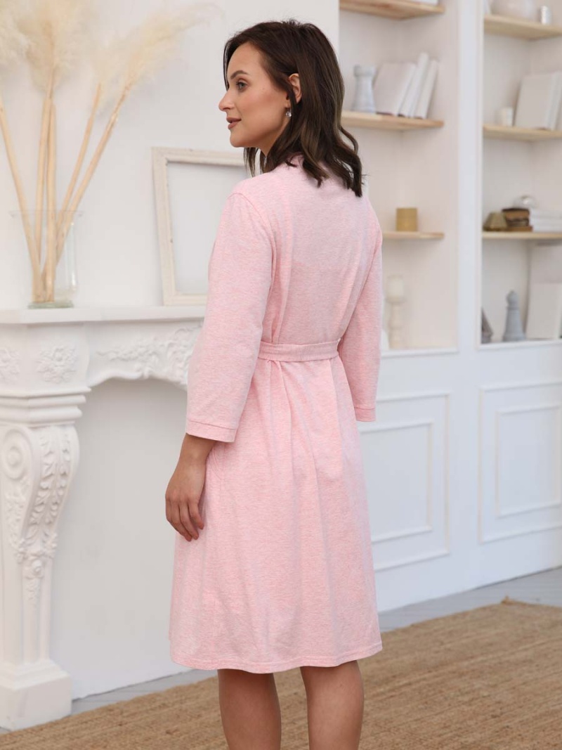  розовый меланж