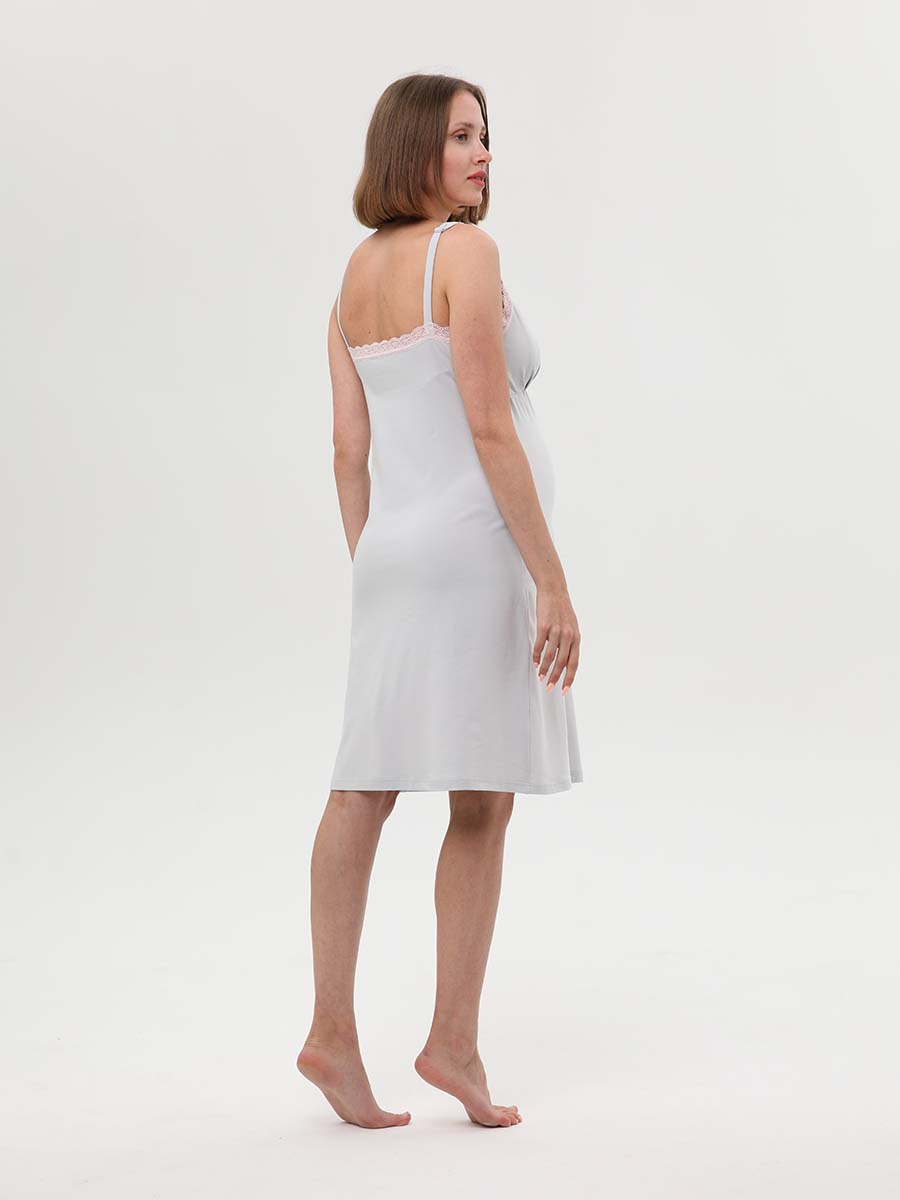  серый/розовый