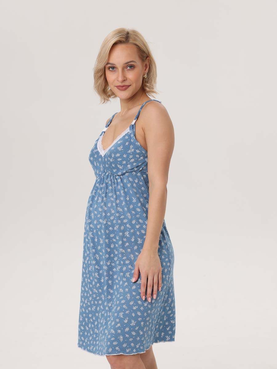  голубой/белый