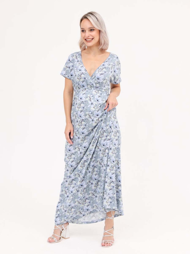  серый/голубой