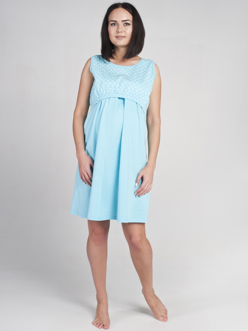  голубой/белый