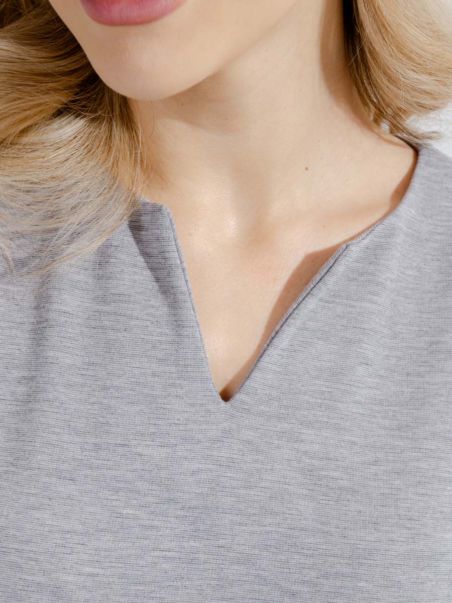  серый меланж