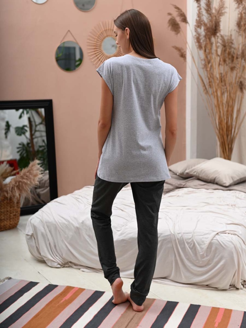  серый меланж