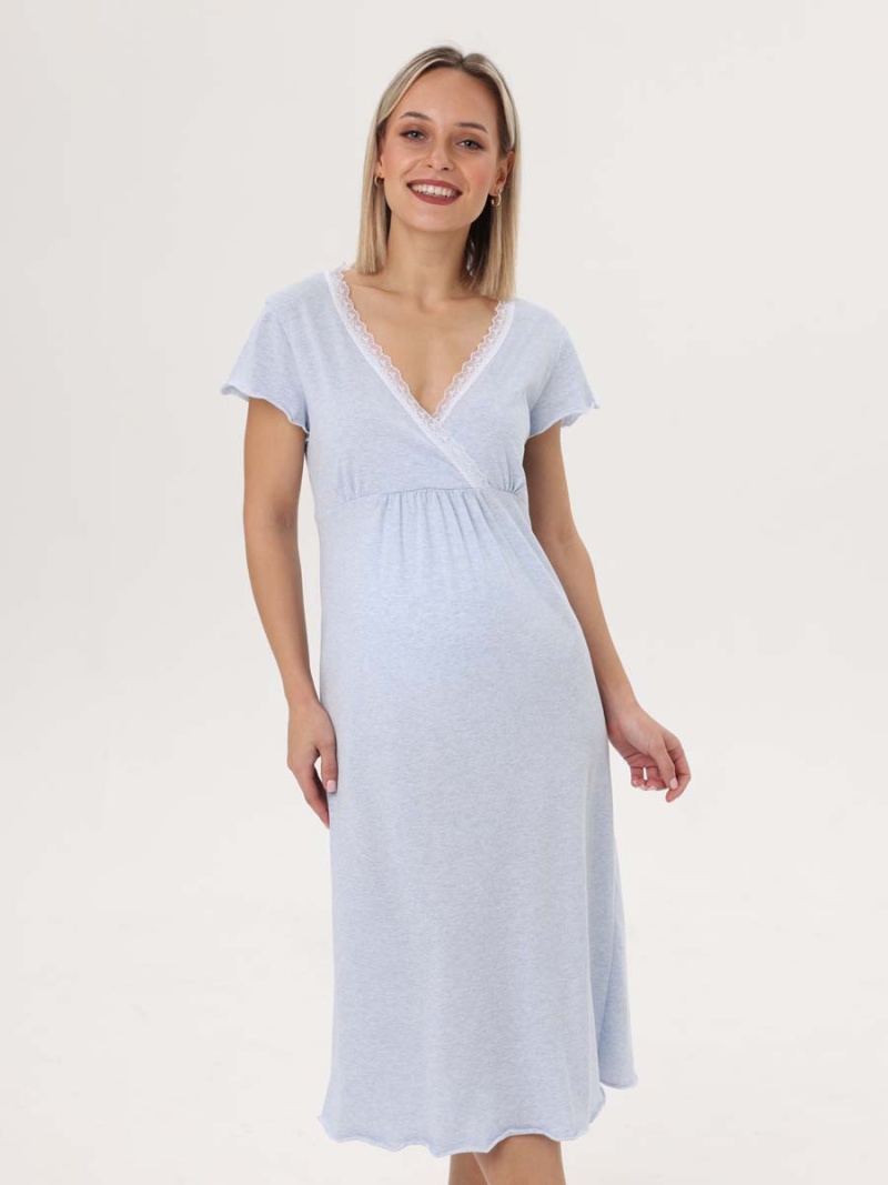  голубой меланж