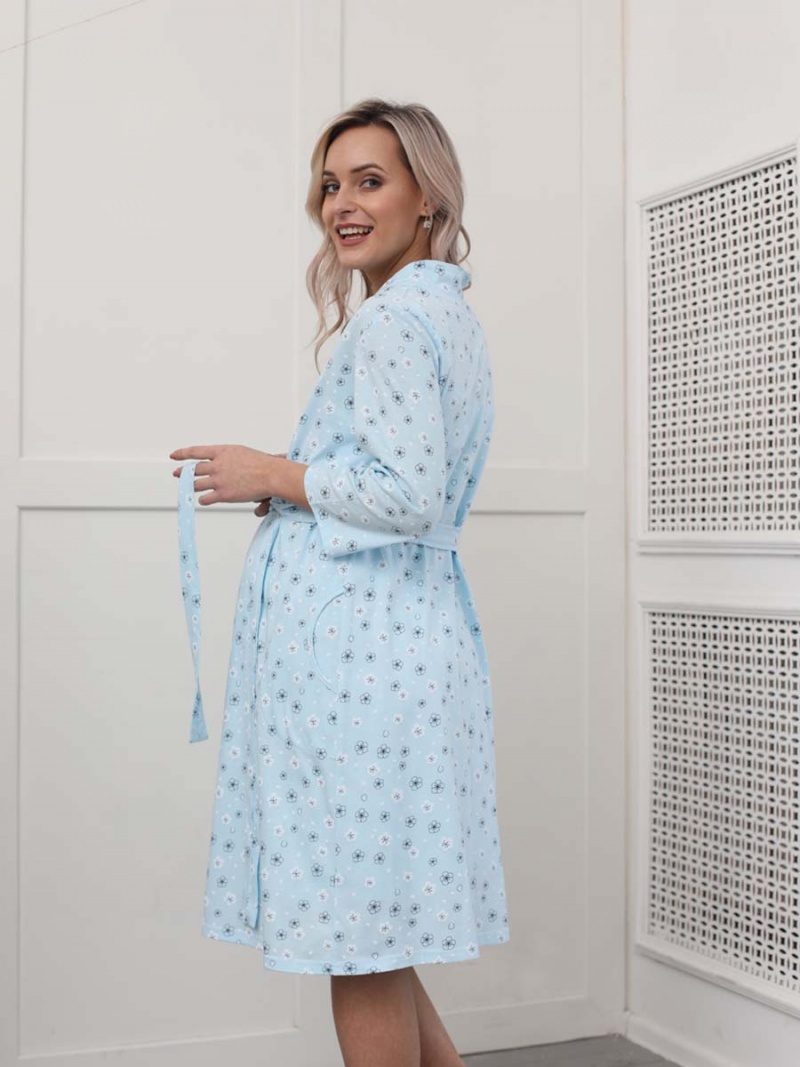  голубой/белый