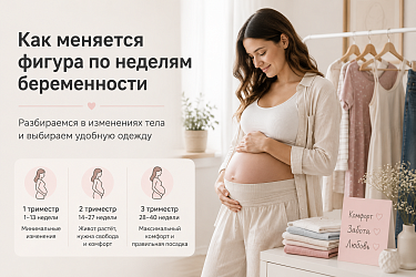 Как меняется фигура по неделям беременности