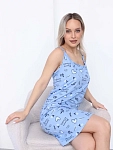 голубой/белый