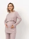 Джемпер для беременных и кормящих бежевый бежевый