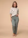  молочный/оливковый