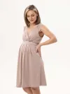 Ночная сорочка 21302 для будущих мам бежевый бежевый