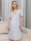  серый меланж/розовый