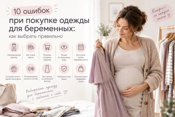 10 ошибок при покупке одежды для беременных: как выбрать правильно 