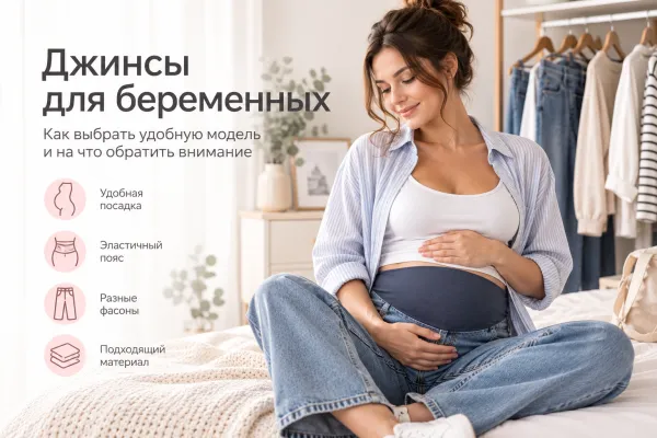 Как выбрать джинсы для беременных: посадка, размер и фасон